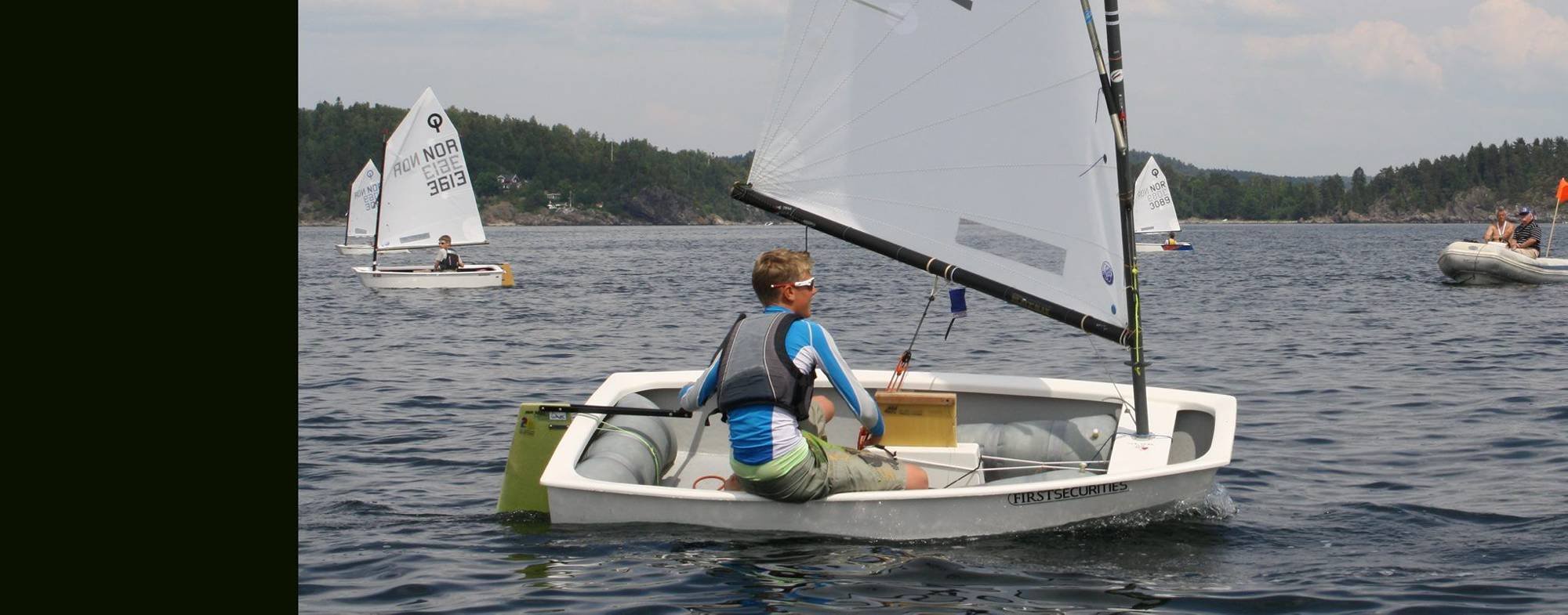 Fortsatt seiling for de yngste optimistene på Husvik