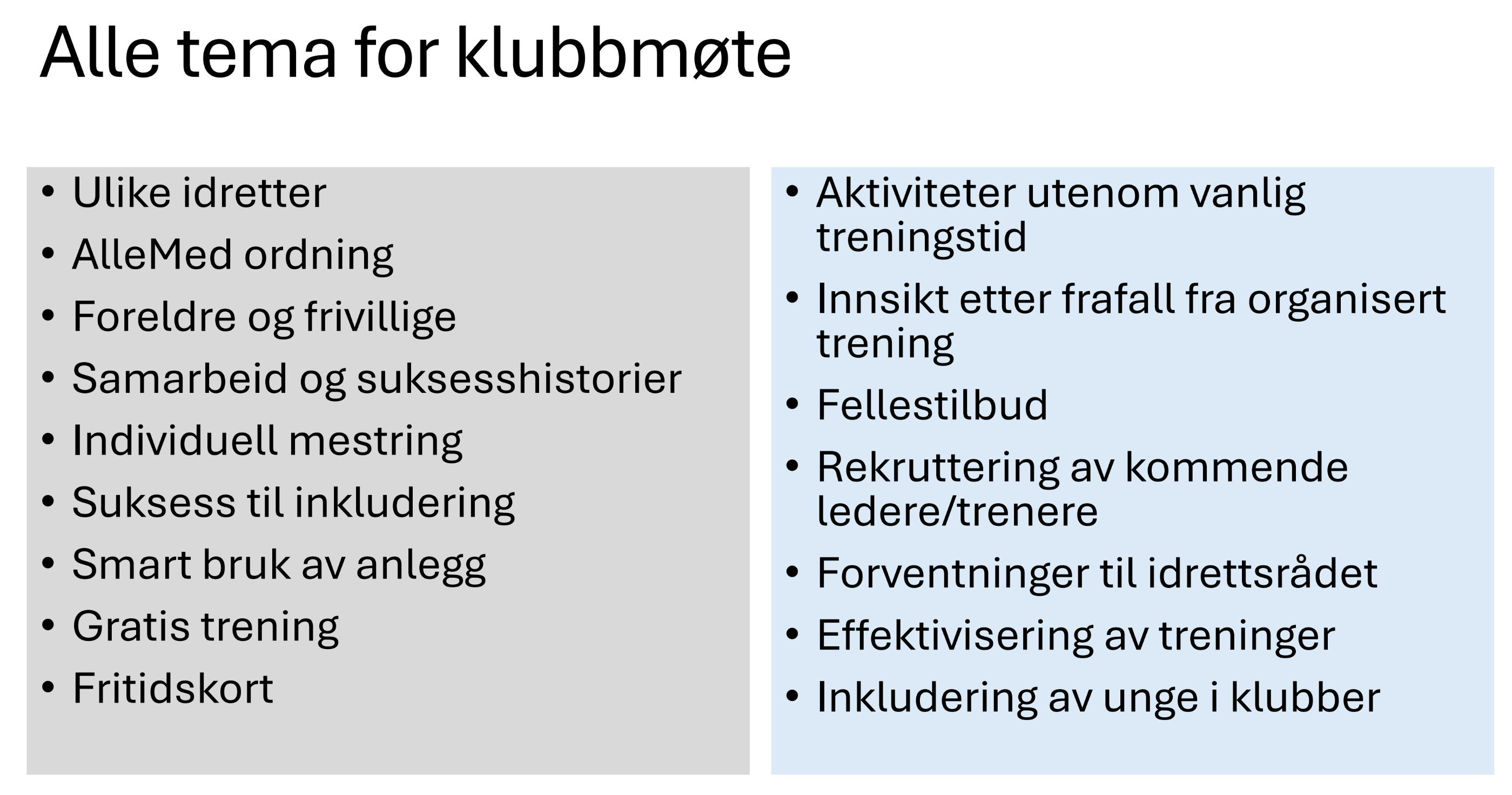 Klubbmøte 15.okt 2024